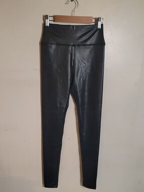 wild fable Black Shiny Faux Leather Leggings
